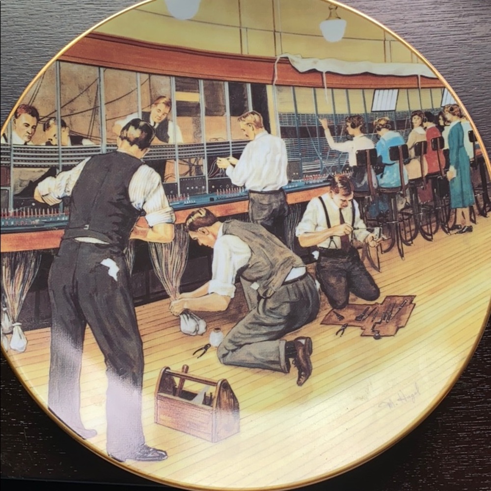 Telephone Pioneers of America’s 10th plate #1842